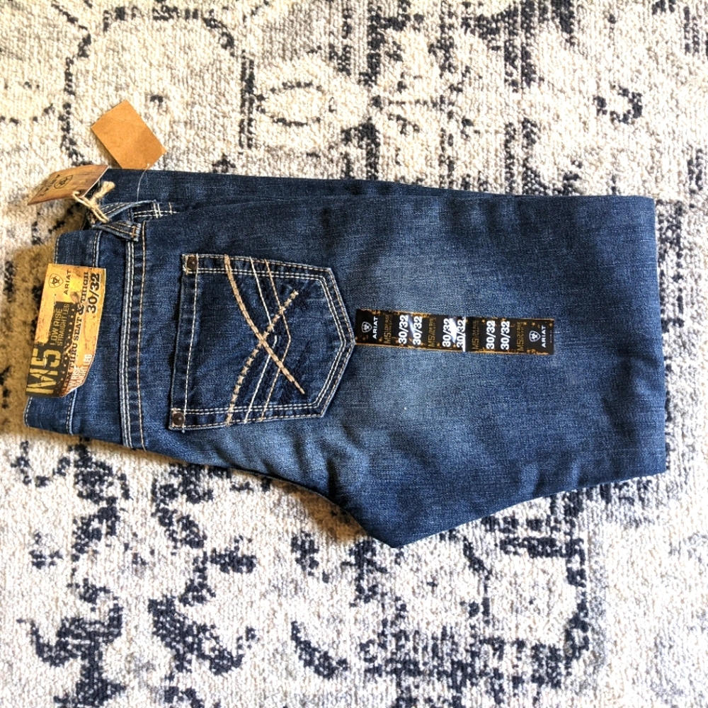 Ariat Jeans Slim Straight 30/32 New